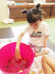 水遊び