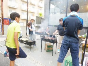 BBQスタート！