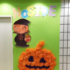 今月の壁面はハロウィン